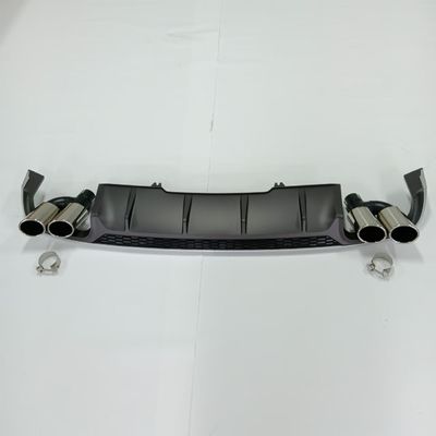 Rear Bumper Lip for Audi A4 Nonsline Facelift S4 Style Rear Diffuser and Tailpipes 2016-2019 Delivery within 7 days