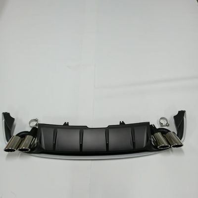 New Arrival Rear Bumper Lip for Audi A5 Nonsline Facelift Audi S5 Style Rear Diffuser With Tailpipes 2016-2019