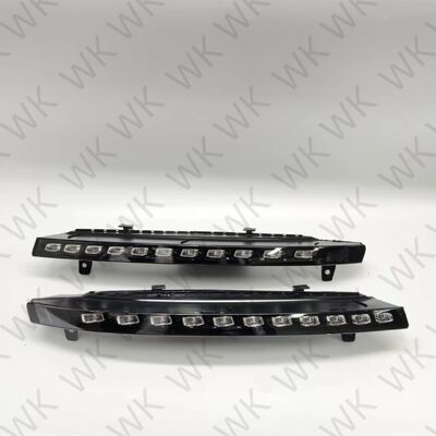 Day Running Light Assembly 4L0953041D 4L0953042D LED Turn Signal Light for Q7 Normal Front Bumper 2010-2015 11 LED
