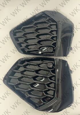 Front Bumper Fog Light Cover for Audi A3 S3 (2021-2025) - Honeycomb Mesh Grille