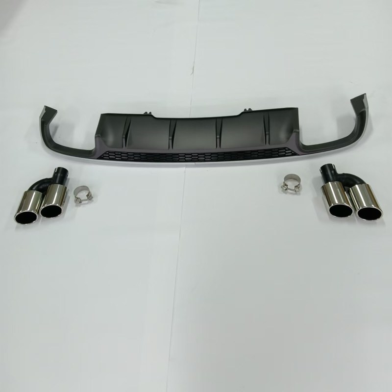Rear Bumper Lip for Audi A4 Nonsline Facelift S4 Style Rear Diffuser and Tailpipes 2016-2019 Delivery within 7 days
