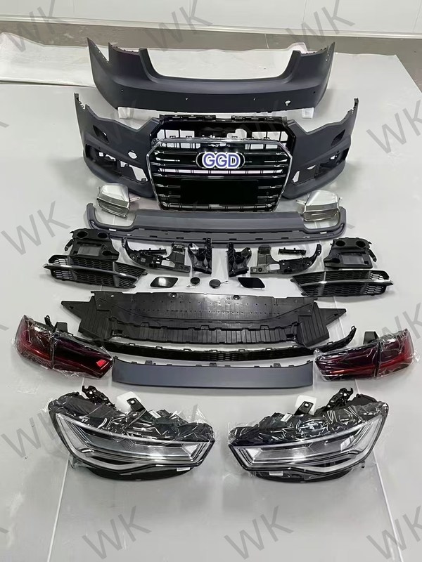 Direct replacement Audi A6 Body Kit 2012-2015 Upgrade To 2018 Body Parts Old To New